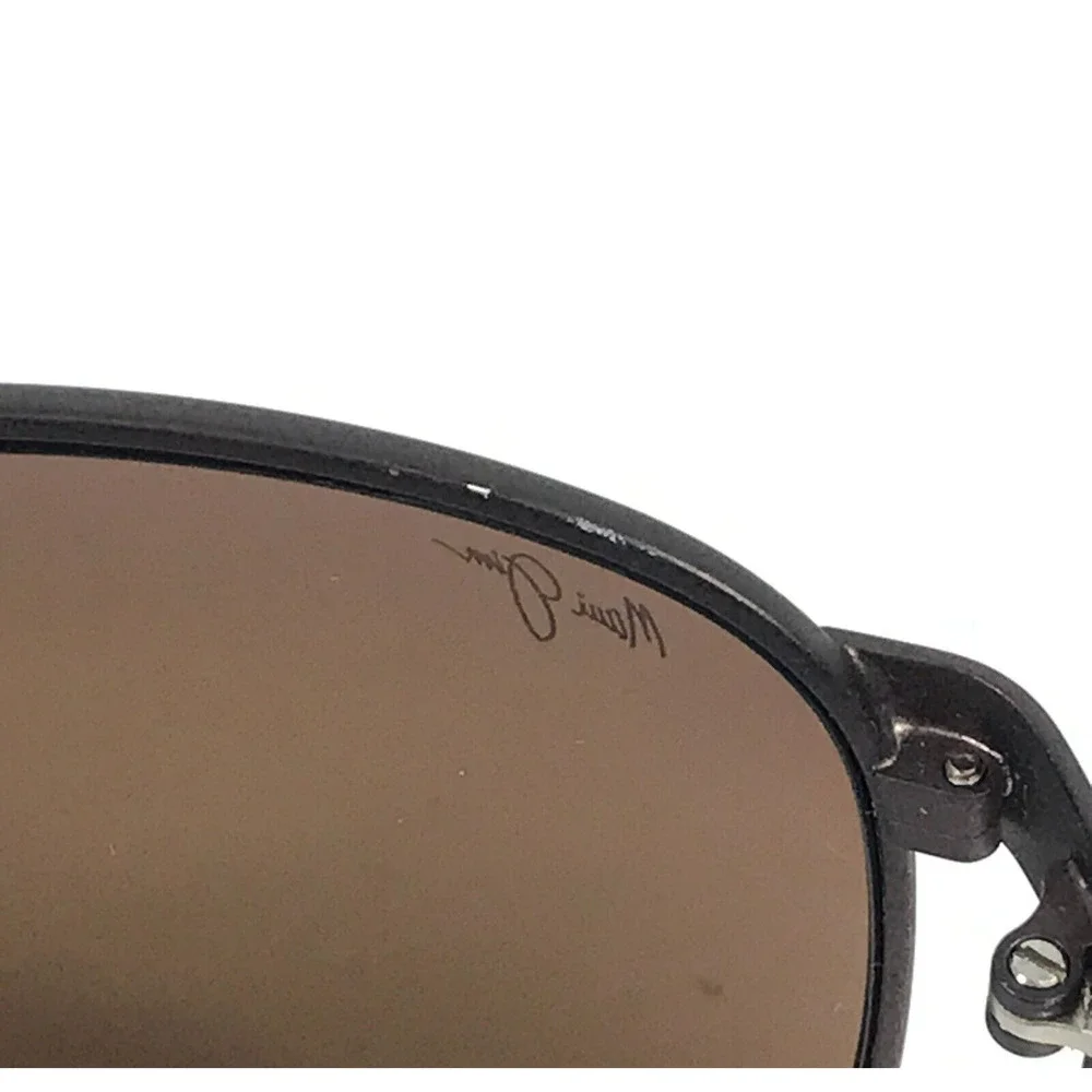 Maui Jim Sunglasses WHITEHAVEN MJ776-01M Brown Square Frames with Brown Lenses - Picture 12 of 12